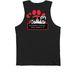 Summer Campaign, a Black Premium Cotton Tank (back-view)