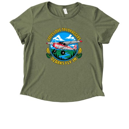 LLT Lake of the Ozarks Fly-In: 9 Styles!, a Olive You Green Allmade Eco Triblend Women?s Scoop Neck Tee