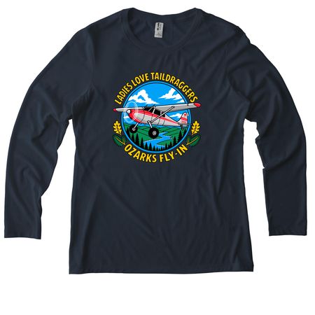 LLT Lake of the Ozarks Fly-In: 9 Styles!, a Rebel Blue Allmade Eco Triblend Women?s Long Sleeve Tee