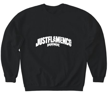 Just Flamenco&nbsp;, a Black Softstyle Crewneck Sweatshirt