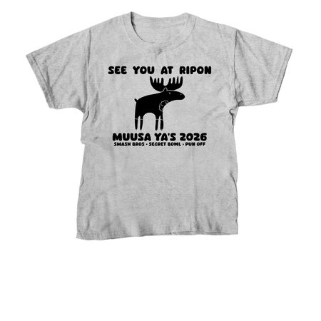 YA's 2026, a Sport Grey Youth Unisex Tee
