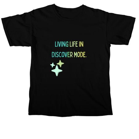 Discover Mode., a Black Comfort Colors Unisex Tee