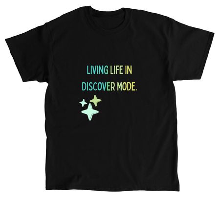 Discover Mode., a Black Classic Unisex Tee