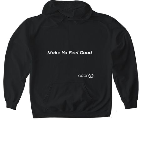 Make Ya Feel Good T-Shirt, a Black Gildan Softstyle Pullover Hoodie