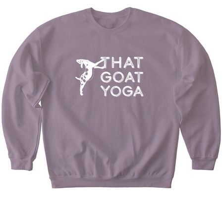 That Goat Yoga, a Paragon Softstyle Crewneck Sweatshirt