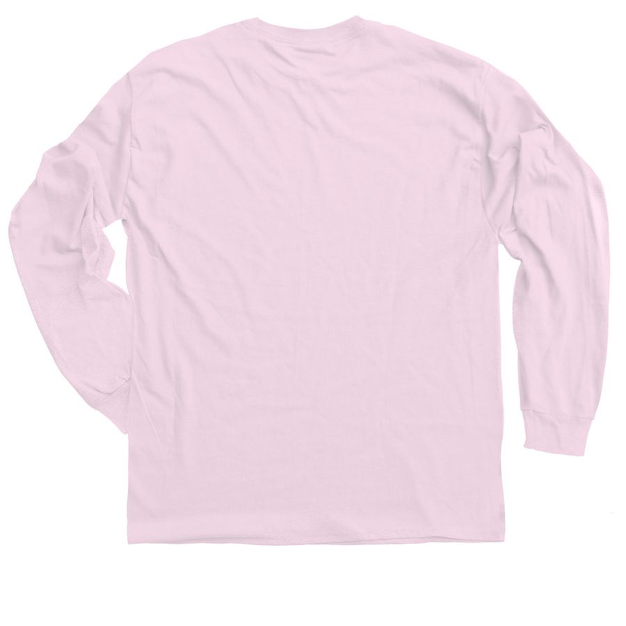 Shades of Pink Foundation, a Light Pink Classic Long Sleeve Tee (back-view)