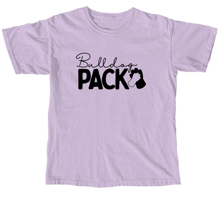 Bulldog PACK 2026 T-shirts, a Orchid Comfort Colors Unisex Tee