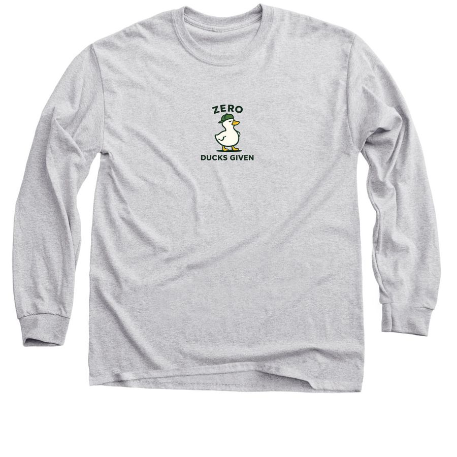 Zero Ducks Given Long Sleeves & Hoodies, a Sport Grey Classic Long Sleeve Tee