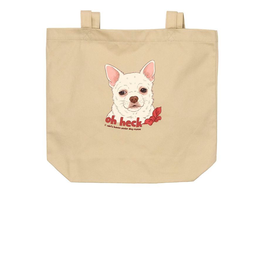 Oh Heck, a Oyster Organic Cotton Tote Bag