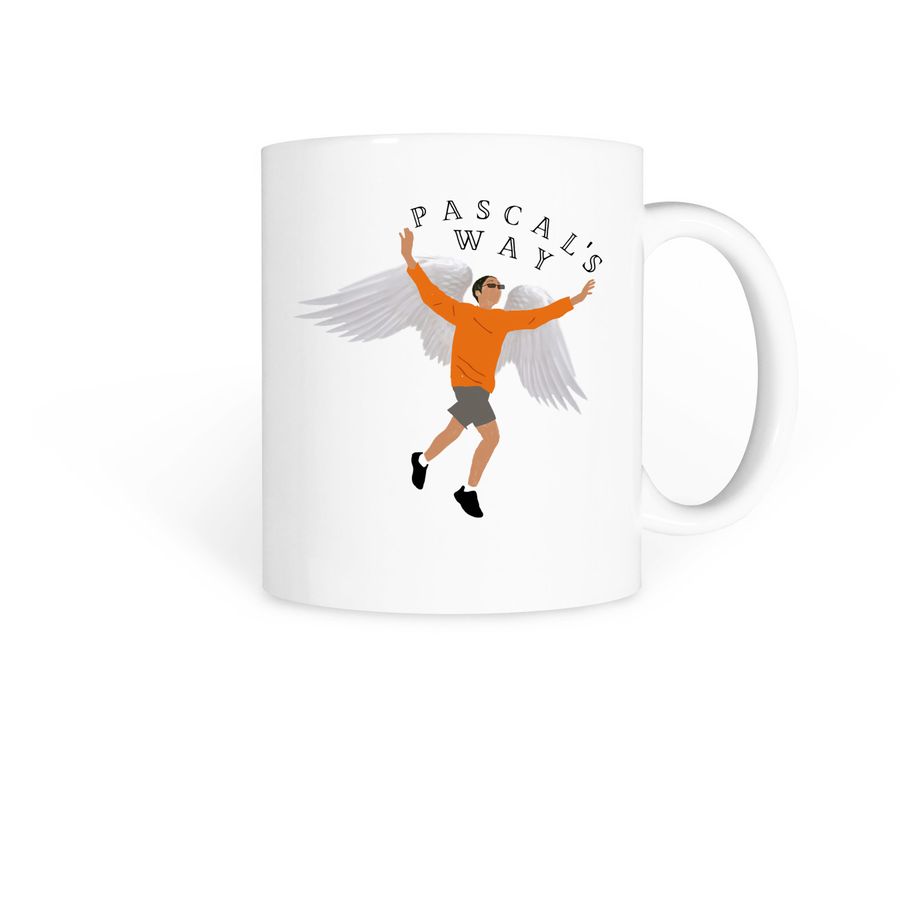Pascal's Way Mug by LineVault, a White Coffee Mug
