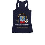 THPF 2026 Design, a Navy Women's Racerback (back-view)