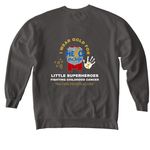 THPF 2026 Design, a Pepper Comfort Colors Crewneck Sweatshirt (back-view)