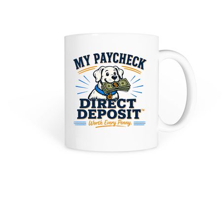 Direct Deposit? Collection: Mugs, a White Coffee Mug