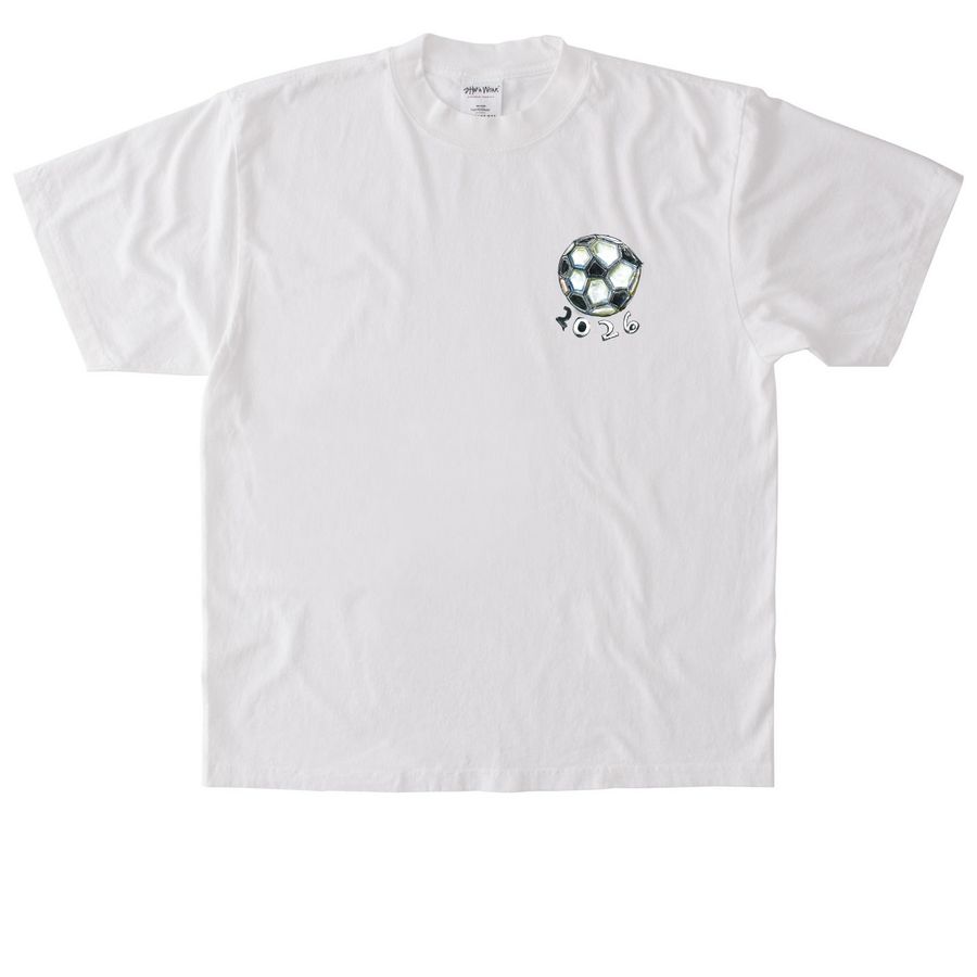 England Fans, a White Heavyweight Garment Dye Tee