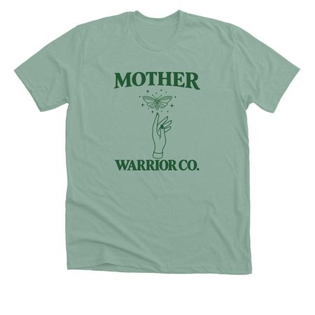 Mother Warriors: You Are Not Alone, a Heather Dusty Blue Premium Unisex Tee
