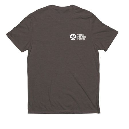 Trees for the Future ? Tops, a Earthy Brown Allmade Eco Triblend Unisex Tee