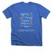 Help Super Kai Guy Kick Cancer's Butt Cheeks!, a Heather True Royal Premium Unisex Tee