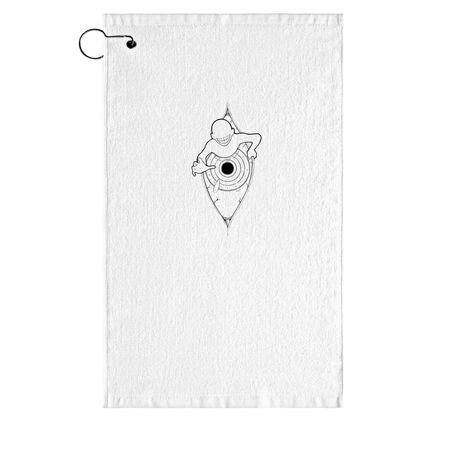 Star Beast, a White Golf Towel