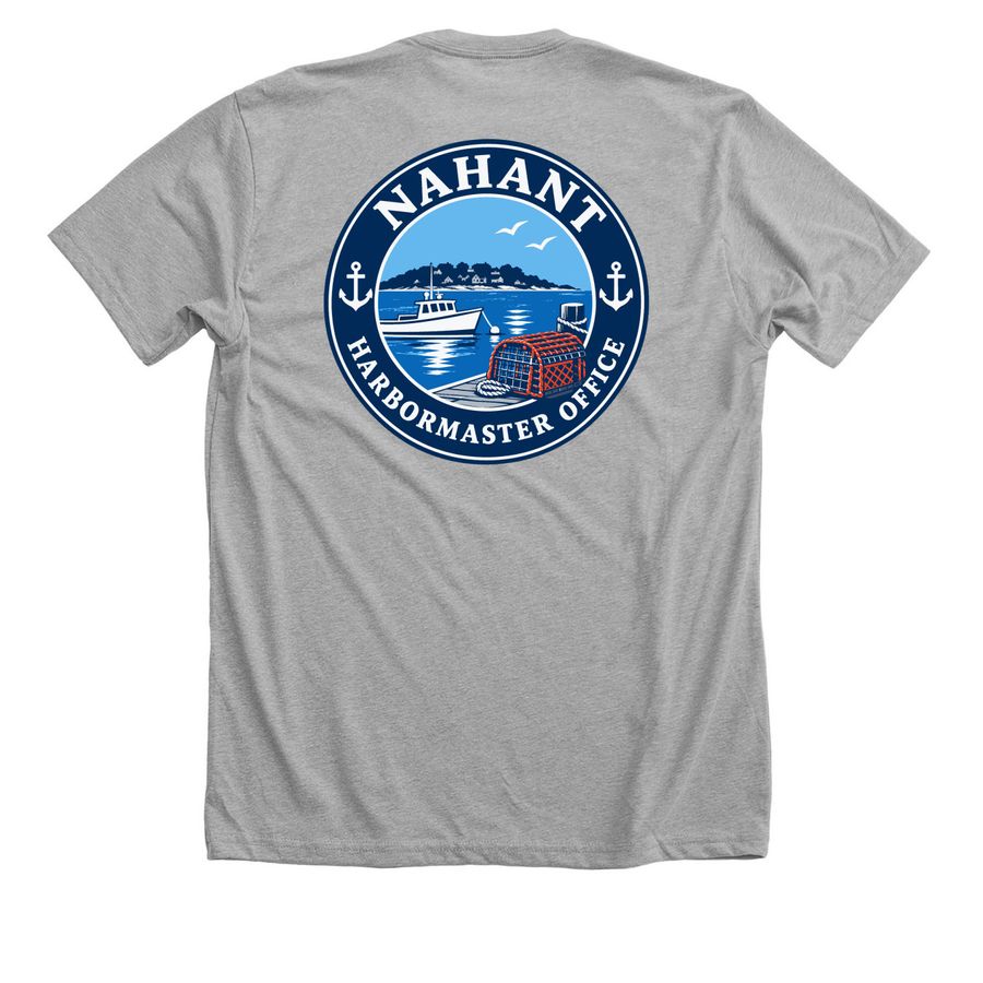 Harbormaster Fundraiser, a Athletic Heather Premium Unisex Tee (back-view)