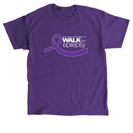Official 2026 Walk for Epilepsy Gear, a Purple Classic Unisex Tee
