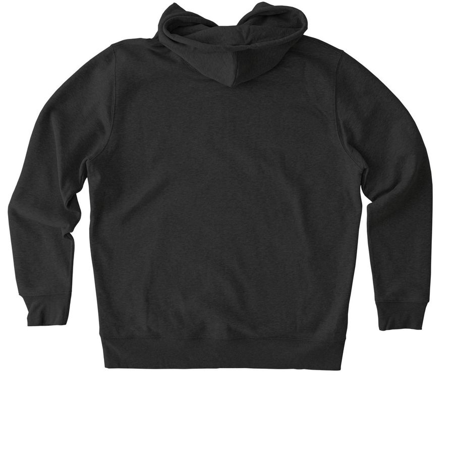 Brighton Logo Zip-Ups (Neutral), a Dark Heather Grey Stanley/Stella Unisex Cultivator 2.0 Zip Up Pullover Hoodie (back-view)