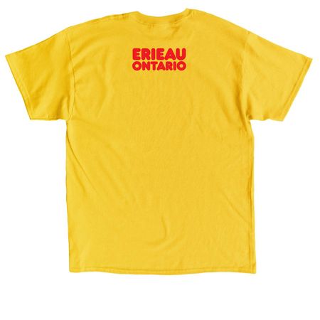 EAU YEAH! Red, a Daisy Classic Unisex Tee (back-view)