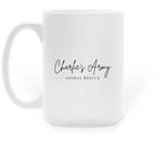 The Loving Rolo Campaign, a White Large Coffee Mug (back-view)