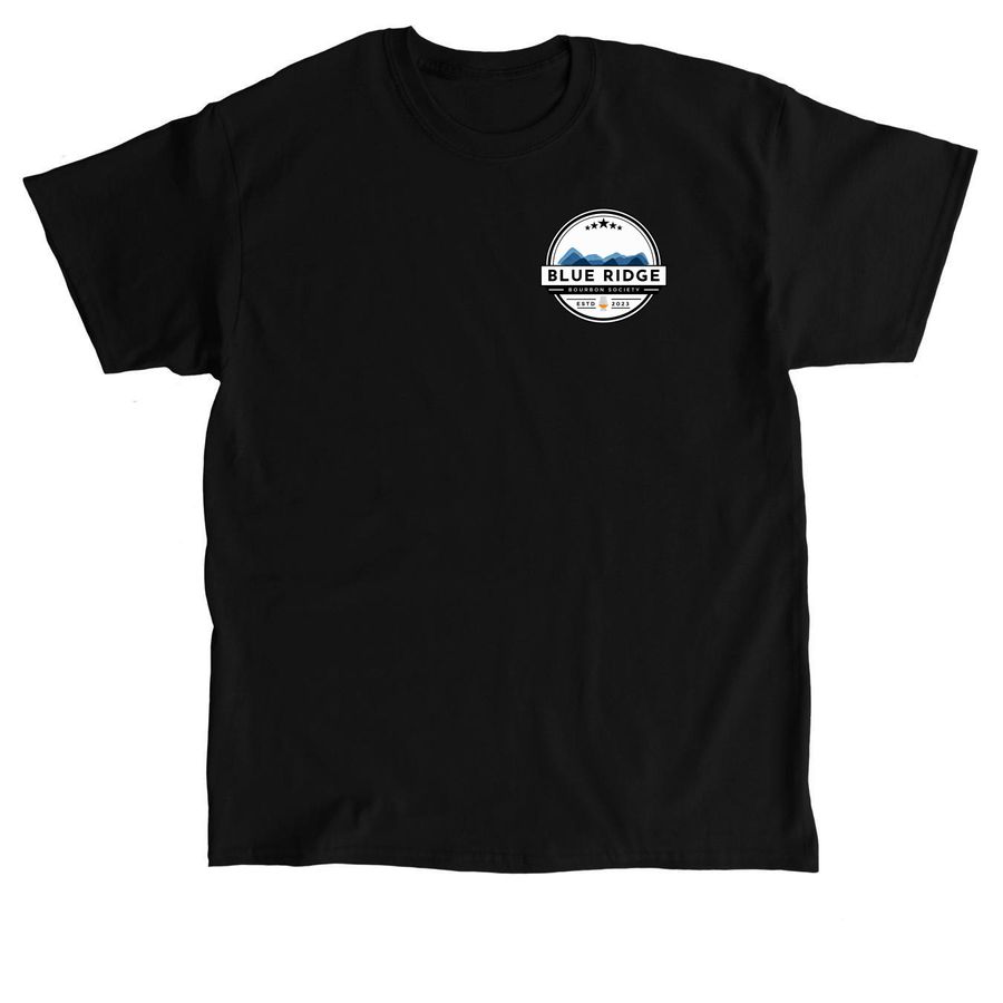 Blue Ridge Bourbon Society Official Merch, a Black Classic Unisex Tee