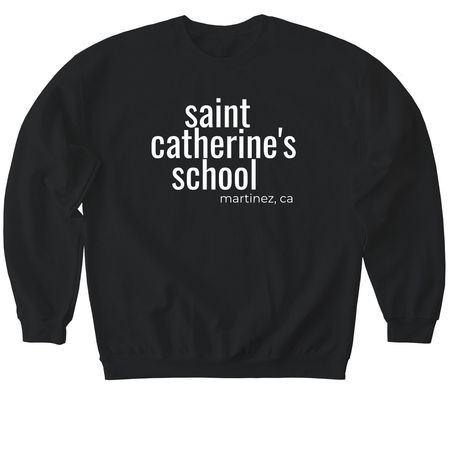 Martinez's Own SCS, a Black Softstyle Crewneck Sweatshirt
