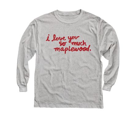 I Love You So Much Maplewood, a Sport Grey Youth Long Sleeve Tee