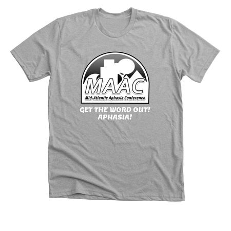 Mid-Atlantic Aphasia Conference, a Athletic Heather Premium Unisex Tee