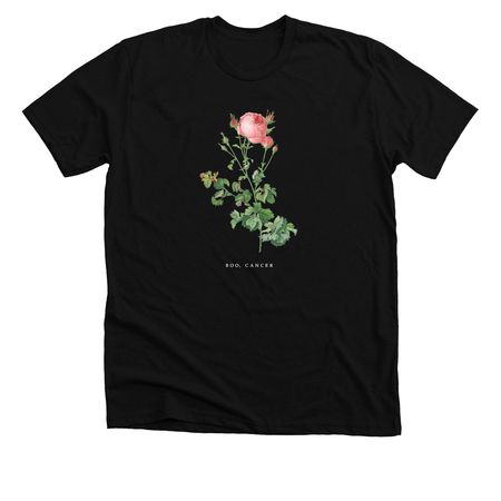 Boo, Cancer (dark colors), a Solid Black Blend Premium Unisex Tee