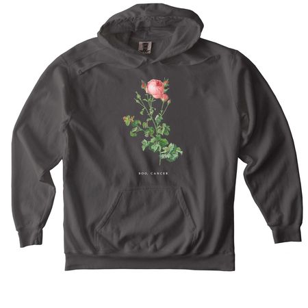 Boo, Cancer (dark colors), a Pepper Comfort Colors Pullover Hoodie