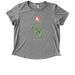 Boo, Cancer (dark colors), a Aluminum Grey Allmade Eco Triblend Women?s Scoop Neck Tee