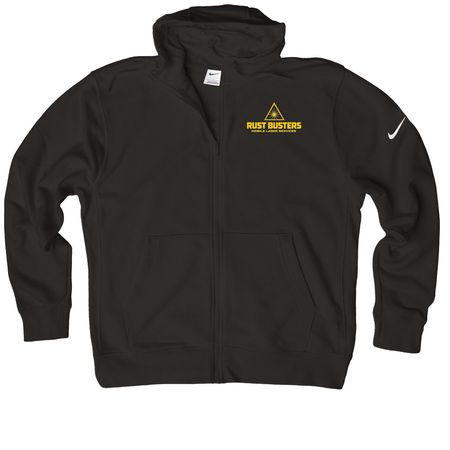 RB NIKE WORK SHIRTS, a Black Nike Club Fleece Zip Up Hoodie