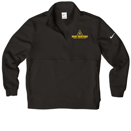 RB NIKE WORK SHIRTS, a Black Nike Club Fleece Half Zip Pullover
