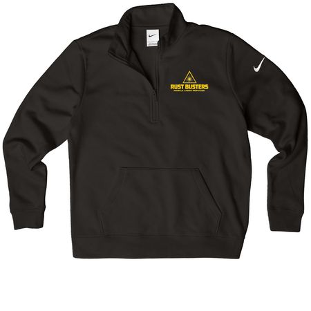 RB NIKE WORK SHIRTS, a Black Nike Women's Club Half Zip Pullover