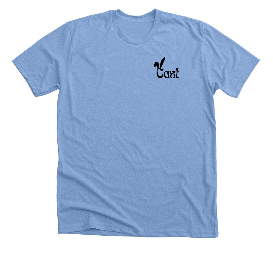 Cast Shirt Alice by Heart, a Heather Carolina Blue Premium Unisex Tee