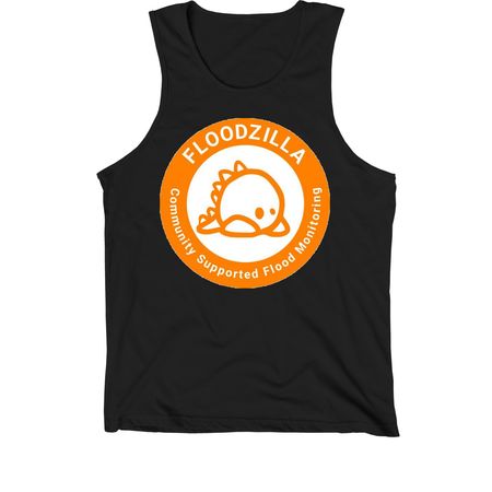 Floodzilla Shirt, a Black Premium Cotton Tank