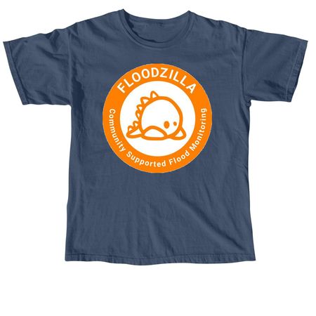 Floodzilla Shirt, a Midnight Comfort Colors Unisex Tee