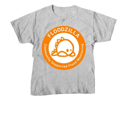 Floodzilla Shirt, a Sport Grey Youth Unisex Tee