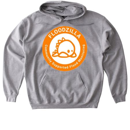 Floodzilla Shirt, a Sport Grey Gildan Softstyle Pullover Hoodie