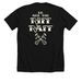 Riff Raff Baked Goods Dark Shirts, a Solid Black Blend Premium Unisex Tee (back-view)