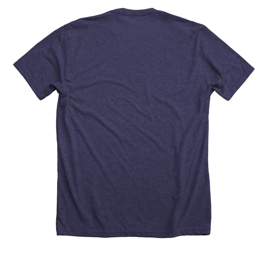 CAToberfest 2023 Coco Shirt, a Heather Lapis Premium Unisex Tee (back-view)
