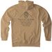 Feral Cats Matter, a Sandstone Heavyweight Pullover Hoodie (back-view)