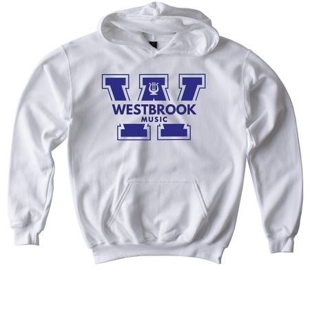 Westbrook Music Tees and Sweatshirts (White), a White Softstyle Youth Pullover Hoodie