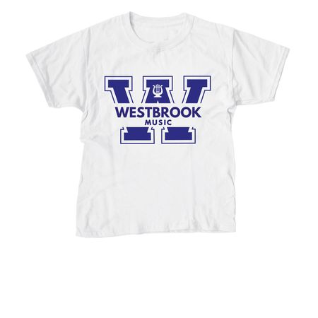 Westbrook Music Tees and Sweatshirts (White), a White Youth Unisex Tee