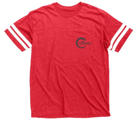 Purpose Statement (Motto), a Vintage Red / White Football Jersey Tee