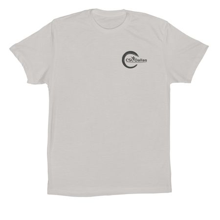 Purpose Statement (Motto), a Solid Athletic Grey Premium Cotton Tee