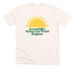 Accessibility Makes Our World Brighter, a Heather Natural Premium Unisex Tee